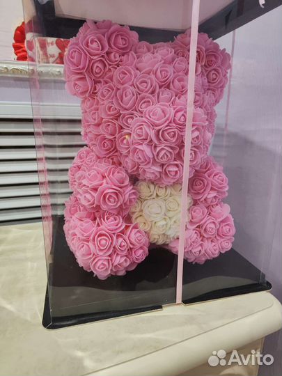 Мишка из роз