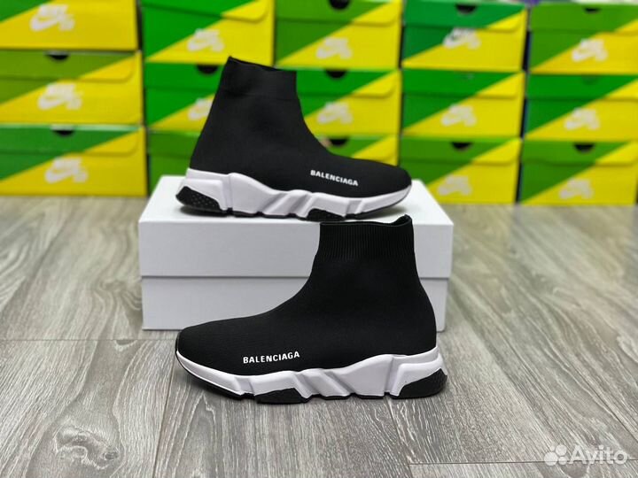 Кроссовки Balenciaga Speed Trainer Black White