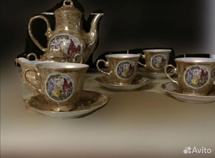 Чайный сервиз винтажный фарфор из ГДР