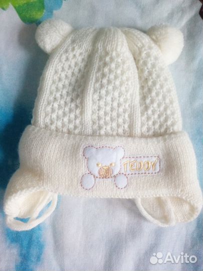 Зимняя шапка для малышей