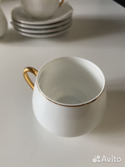 Кофейный набор 4шт. Италия фарфор Callisto