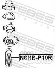 Пыльник амортизатора nshbp10R Febest