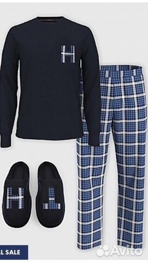 Tommy Hilfiger пижама+тапочки
