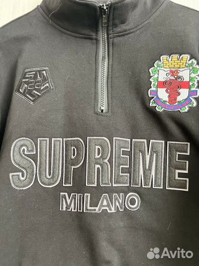 Кофта supreme milano 1/4 zip