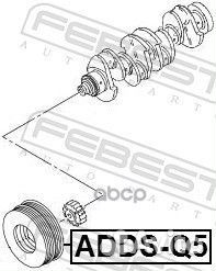 Шкив коленвала audi A3/A3 Sportback (8P) 2003-2013