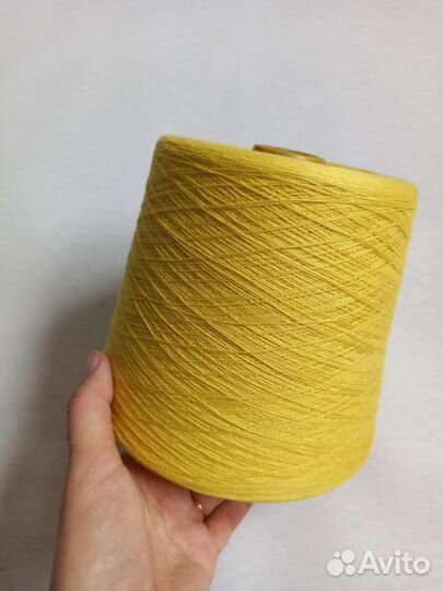 Пряжа бобинная итальянская хлопок
