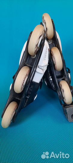 Роликовые коньки детские rollerblade с защитой