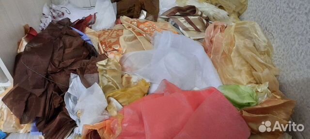 Остатки портьерной ткани