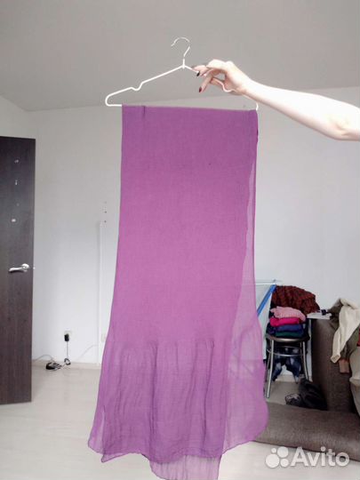 Палантин платок прозрачный