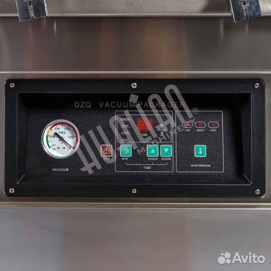 Вакуумный упаковщик Двухкамерн DZQ-500/2SB SS Газ