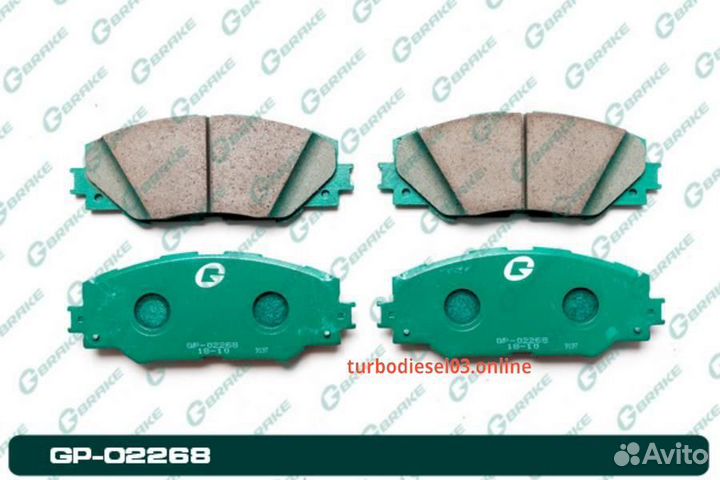 Колодки G-brake GP-02268 GP02268 G-brake
