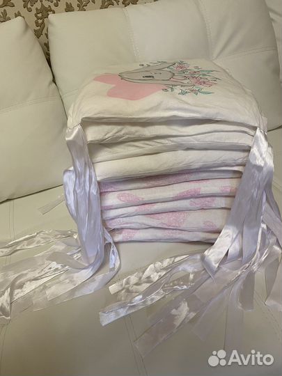 Бортики в детскую кроватку