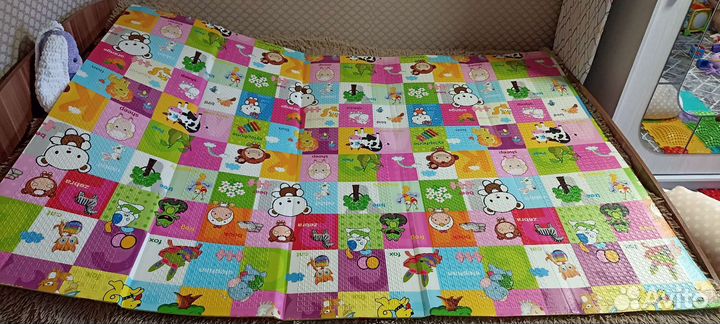 Детский развивающийся коврик