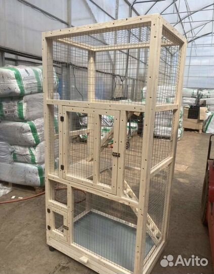 Клетка-Вольер для енотов, хорьков, котов, кроликов