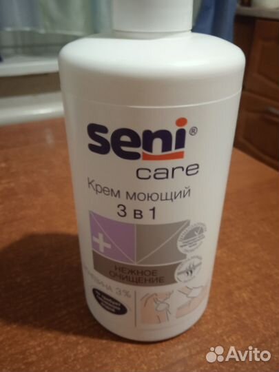 Крем моющий seni care 