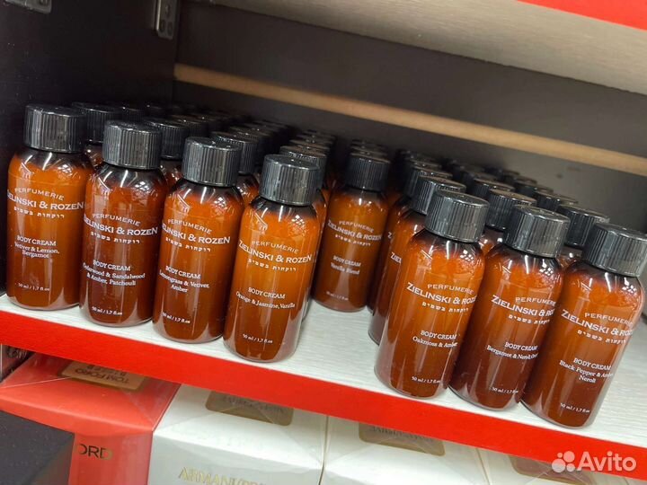 Крем для тела, шампунь для волос, гель для душа