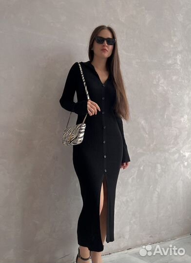 Платье трикотажное