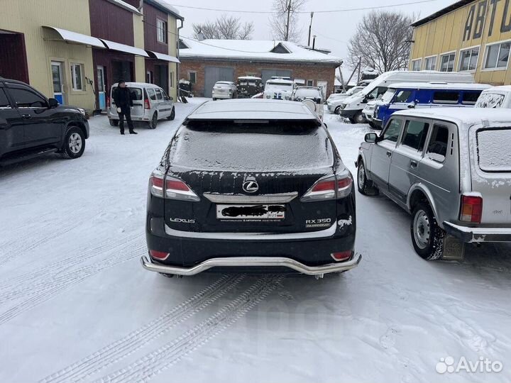 Пороги lexus rx