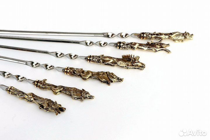 Набор шампуров Звери