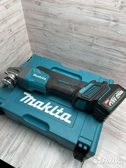 Ушм болгарка 125 Makita бесщеточная 18v (2 акб )