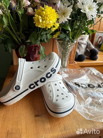 Crocs сабо белые