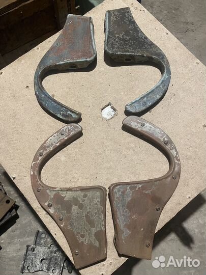 Газ 21 брызговики задка зопята 1-2 серии