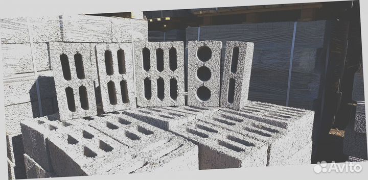 Перегородочные керамзитобетонные блоки ECO 1653