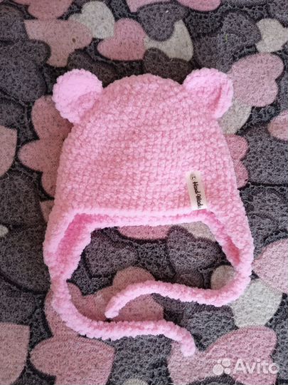 Шапочки из плюшевой пряжи