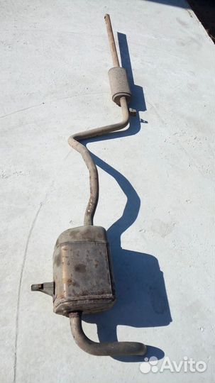 Глушитель Рено меган 2 в сборе