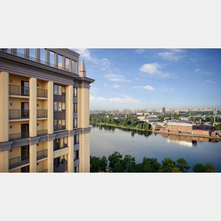 1-к. квартира, 45,1 м², 7/23 эт.