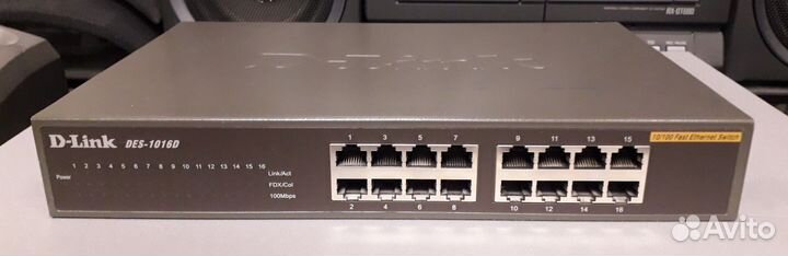 Сетевой коммутатор D-Link des-1016d