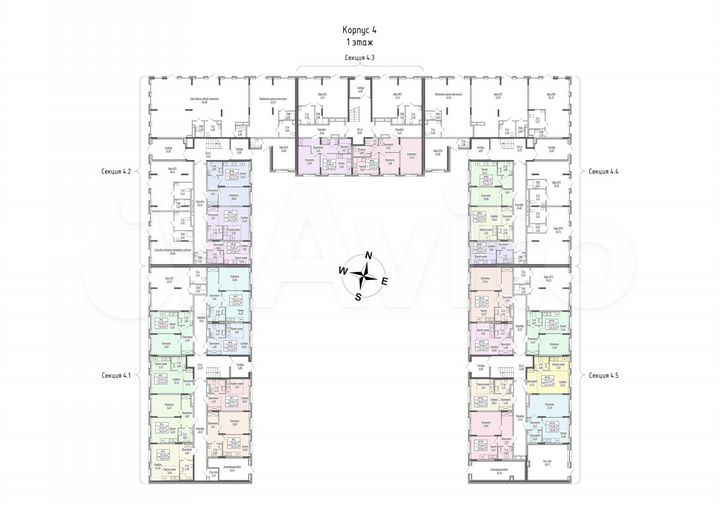 Квартира-студия, 26,3 м², 1/4 эт.