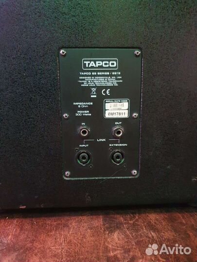 Акустическая система tapco 6915