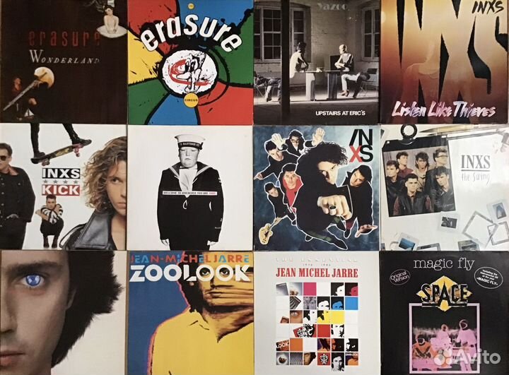 Inxs,J-M Jarre,Erasure,Bros,Howard Jones