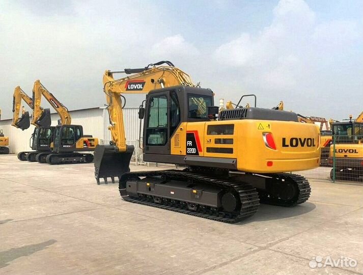 Гусеничный экскаватор Lovol FR220D, 2024