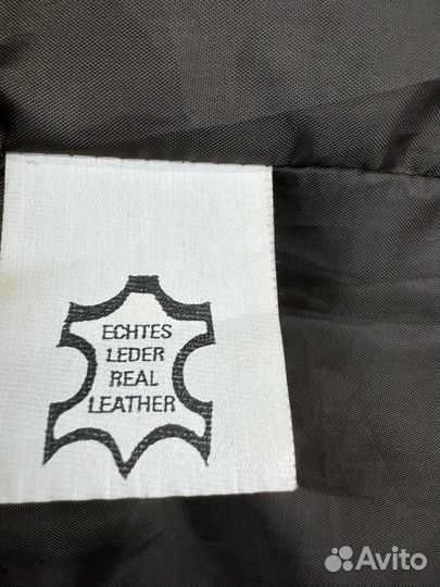 Кожаная куртка женская 52 54