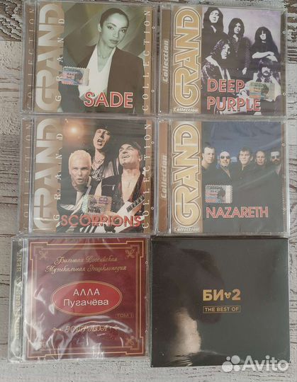 Cd диски фирменные, новые