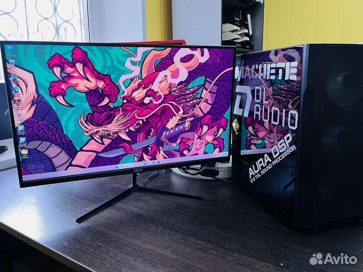 Монитор Acer Nitro QG270S3bipx черный