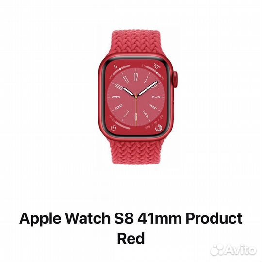 Apple watch S8 41mm Product Red Новые / Гарантия