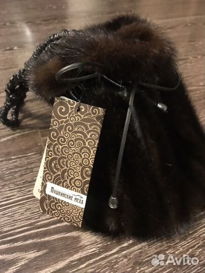 Сумка меховая (новая, с бирками)