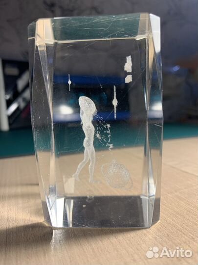 Стеклянная фигура со знаком зодиака «Водолей»
