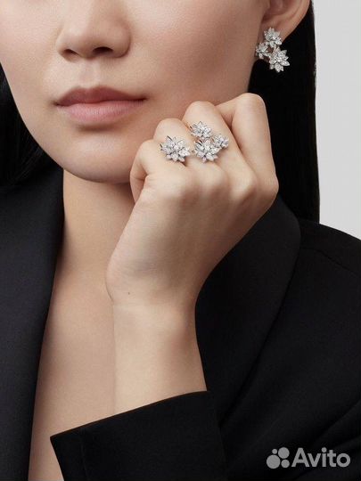 Серьги van cleef