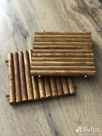 Деревянный поднос,подставки под горячее
