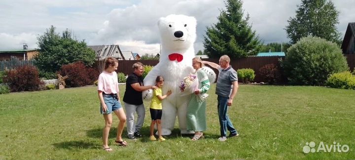 Белый мишка поздравление