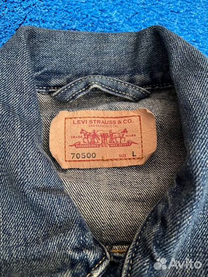 Джинсовая куртка levis