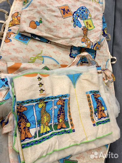 Бортики в детскую кроватку