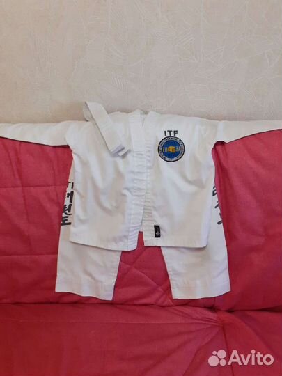 Костюм для тхэквандо 5-6 лет