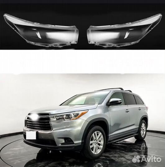 Стекла фар Toyota Highlander III U50 (2013-2016)