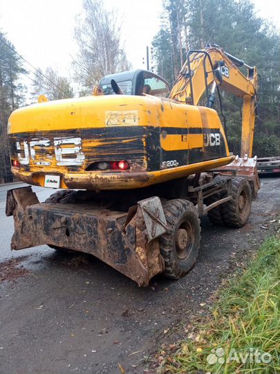 Колёсный экскаватор JCB JS 200W, 2011