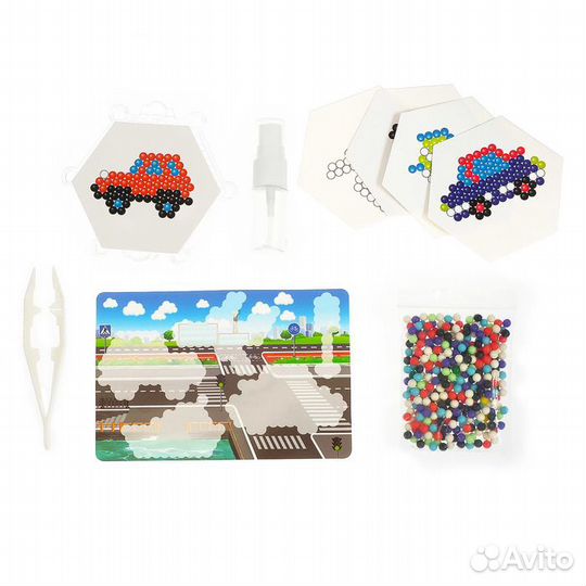 Аквамозайка с декорациями «Транспорт»